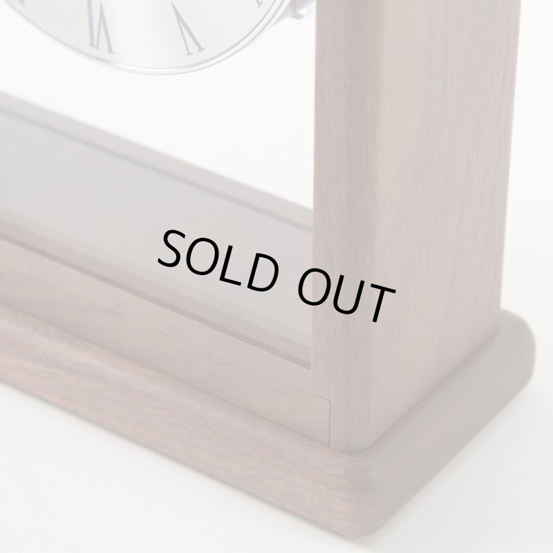 画像5: 送料無料銀の時計 (置時計,インテリア時計,クロック,ギフト用品,父の日ギフト,お祝い,木製置時計,天然木フレーム) (5)