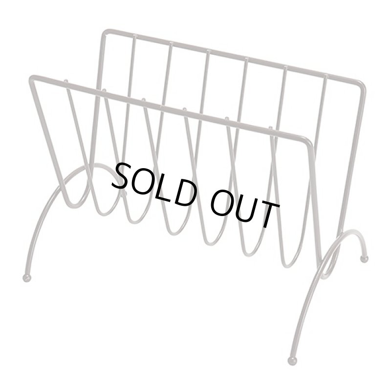 画像3: マガジンラック(本・雑誌・新聞の収納ケース,金属製マガジンラック,パイプ式マガジンラック) (3)