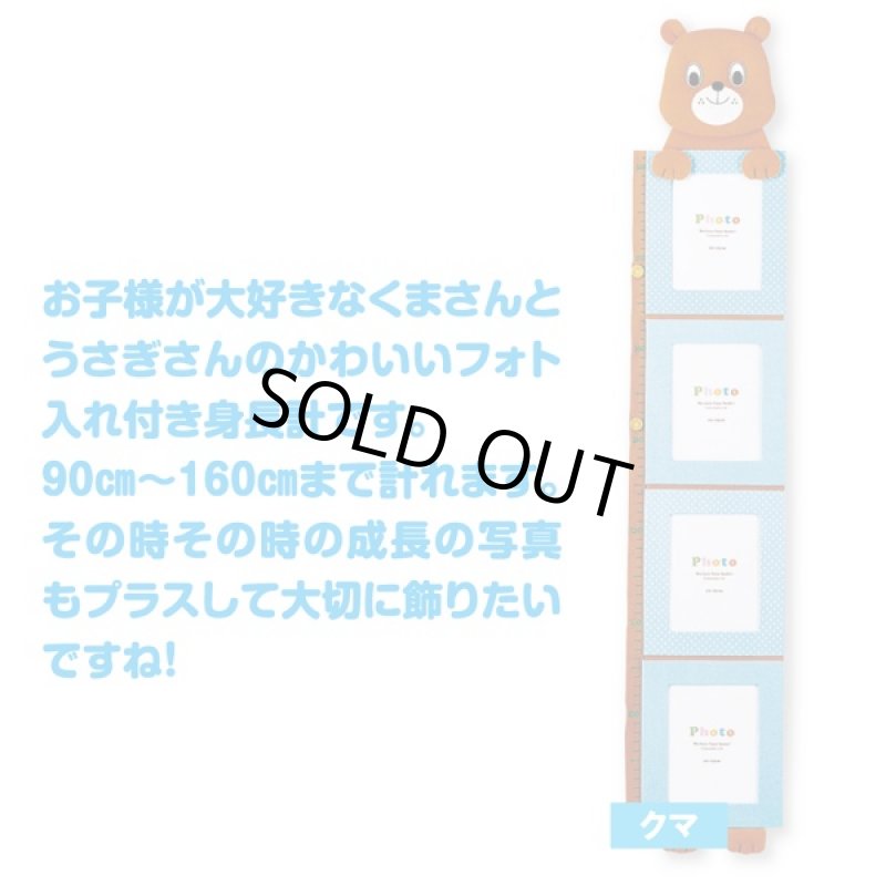 画像2: アニマル身長計フレーム(ベビー,写真入れ,赤ちゃん,記念,ベビーギフト,お子様,贈り物,出産祝い,成長記録) (2)