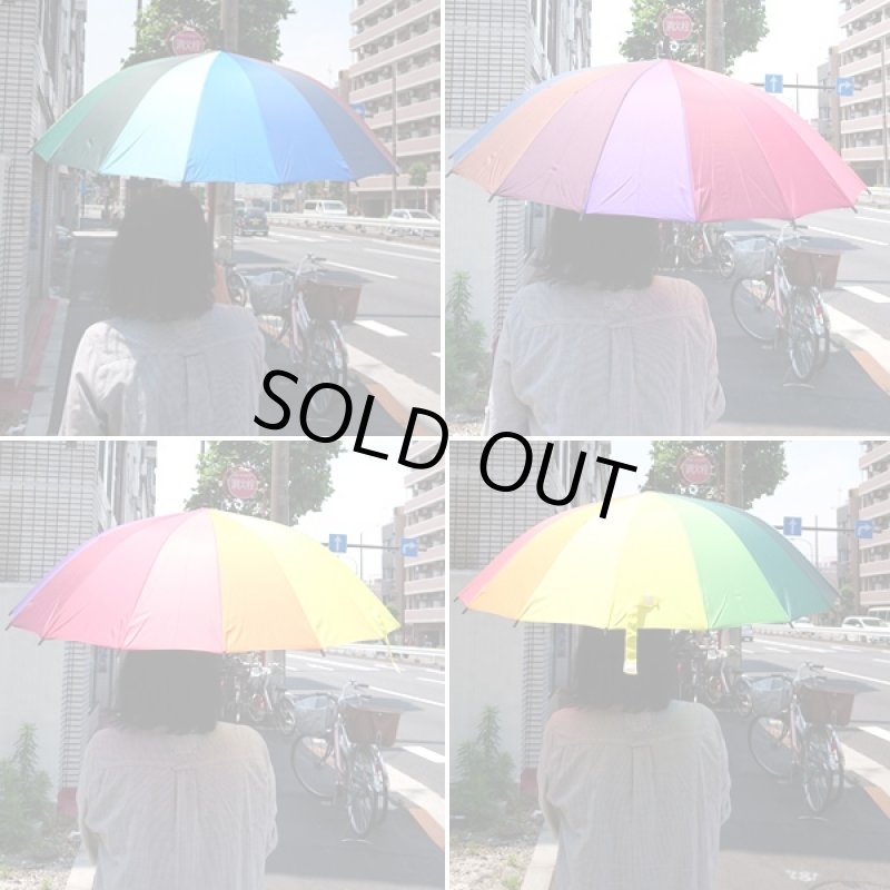 画像3: 16パステルカラーアンブレラ(レディース傘、キッズ傘、梅雨対策グッズ、ワンタッチ傘、男女兼用) (3)