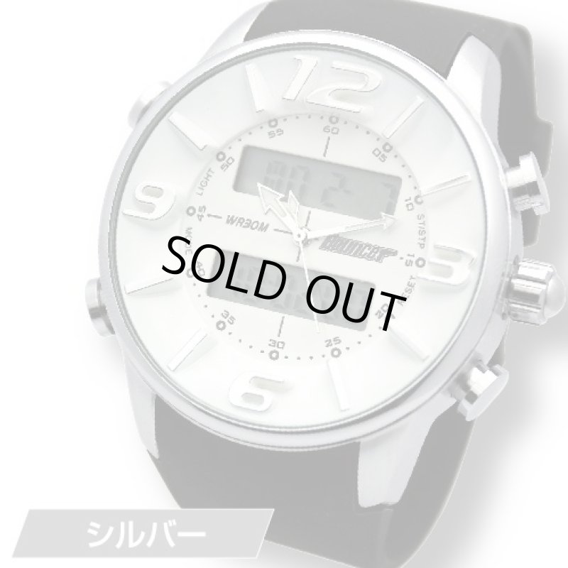 画像3: バウンサーウォッチ2924G（Bouncer/3Dインデックス/アナデジ/メンズ/腕時計/アナログデジタルクォーツ/ELバックライト） (3)