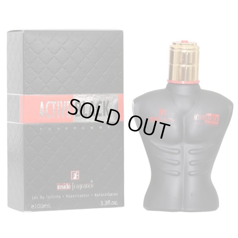 画像2: 香水「インサイドフレグランス」ACTIVE BLACK HOMME(アクティブブラック)オードトワレ100ml(パフューム,メンズ,フレグランス) (2)