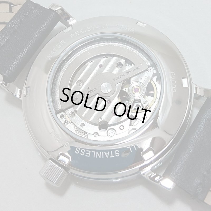 画像3: 送料無料FURBO DESIGN自動巻きメンズウォッチ「F2002」(フルボ,メンズ,腕時計,機械式時計,編みこみ,裏蓋スケルトン) (3)