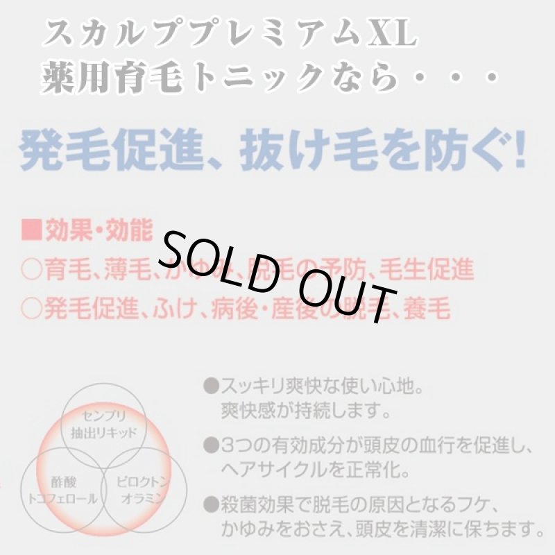 画像2: メンズ限定スカルププレミアムXL薬用育毛トニック(発毛促進,抜け毛を防ぐ,育毛,薄毛,かゆみ,脱毛の予防,毛成促進,発毛促進) (2)
