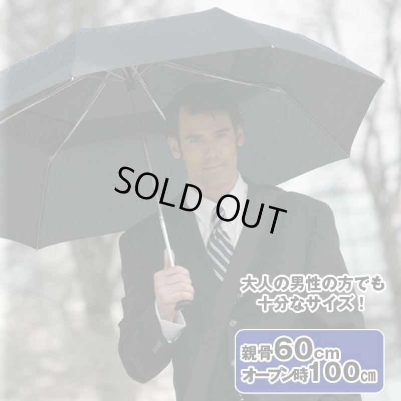 画像2: totes全自動開閉折畳み傘「タイタン60」(トーツ,TITAN,メンズ,60cm,ワンタッチ,耐強風豪雨対策,UVカット,撥水加工,軽量) (2)