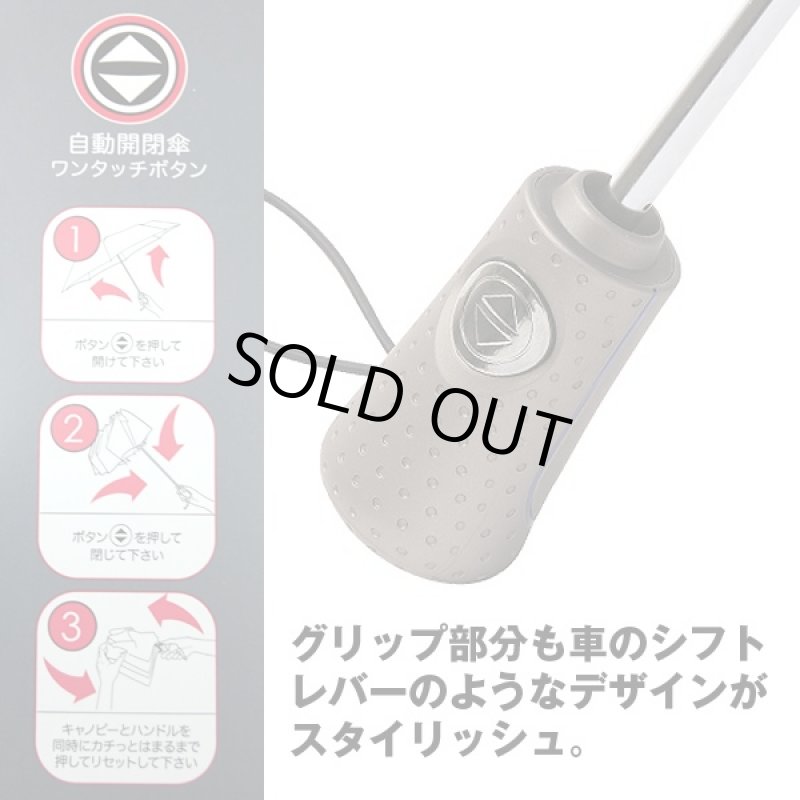 画像3: totes全自動開閉折畳み傘「タイタン60」(トーツ,TITAN,メンズ,60cm,ワンタッチ,耐強風豪雨対策,UVカット,撥水加工,軽量) (3)