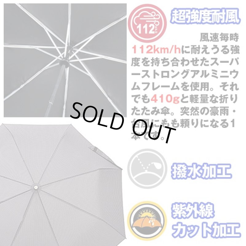 画像4: totes全自動開閉折畳み傘「タイタン60」(トーツ,TITAN,メンズ,60cm,ワンタッチ,耐強風豪雨対策,UVカット,撥水加工,軽量) (4)