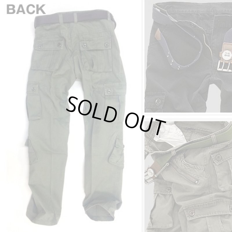 画像3: ハードカーゴボトムス【ブラック】 (3)