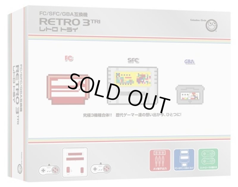 画像4: 送料無料!レトロ3(レトロトライ)(FC/SFC/GBA互換機) (4)