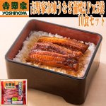 画像1: 吉野家冷凍うなぎ蒲焼2Px5袋(10食セット) (グルメ,ギフト,真空パック,電子レンジ対応,一人暮らし,夜食,単身赴任) (1)