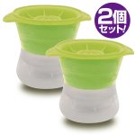 画像3: ラウンドロックアイス製氷器[2個セット](丸い氷,球体,直径6ミリ,製氷,ウイスキー,サングリア) (3)