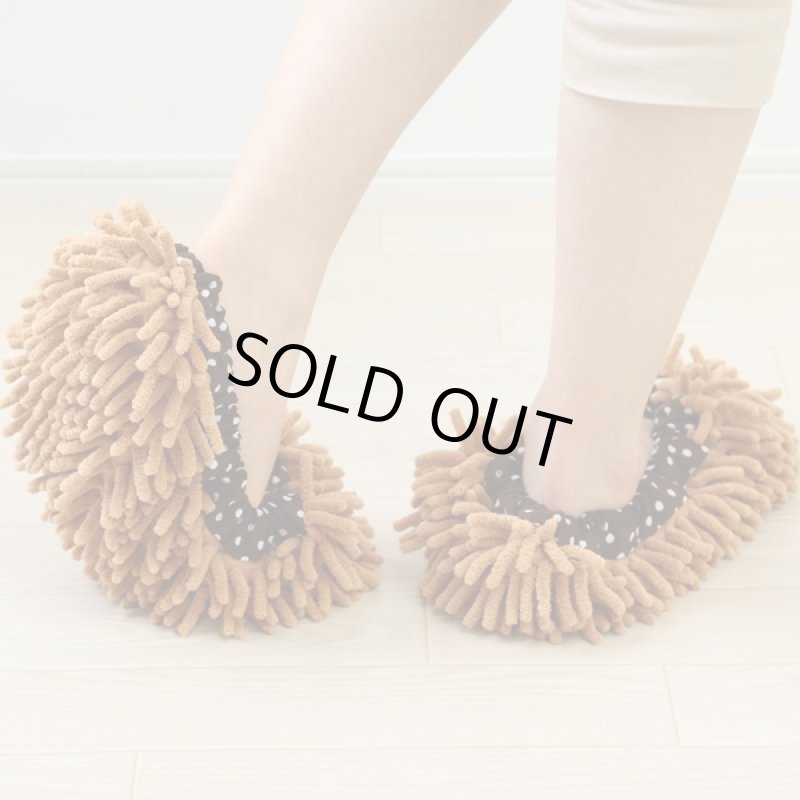 画像2: 履けるマイクロファイバーモップお得な５足セット (2)