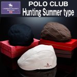 画像1: POLOCLUBサマーハンチング/コットンタイプ(父の日プレゼント,帽子,メンズ帽子,ギフト,ポロクラブ,夏用) (1)