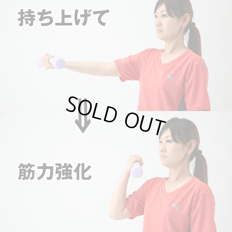 画像2: ストレッチダンベル(筋力アップグッズ、手首筋力アップグッズ、握力強化グッズ、二の腕シェイプアップグッズ、女性向きダンベル) (2)