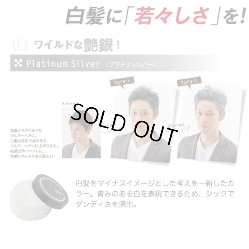 画像3: スタイリングカラーワックス(ヘアーワックス,ヘアーカラーワックス,白髪隠し,スタイルチェンジ,男女兼用) (3)