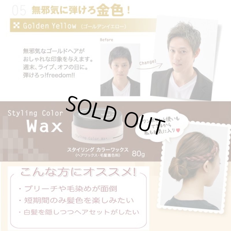 画像5: スタイリングカラーワックス(ヘアーワックス,ヘアーカラーワックス,白髪隠し,スタイルチェンジ,男女兼用) (5)