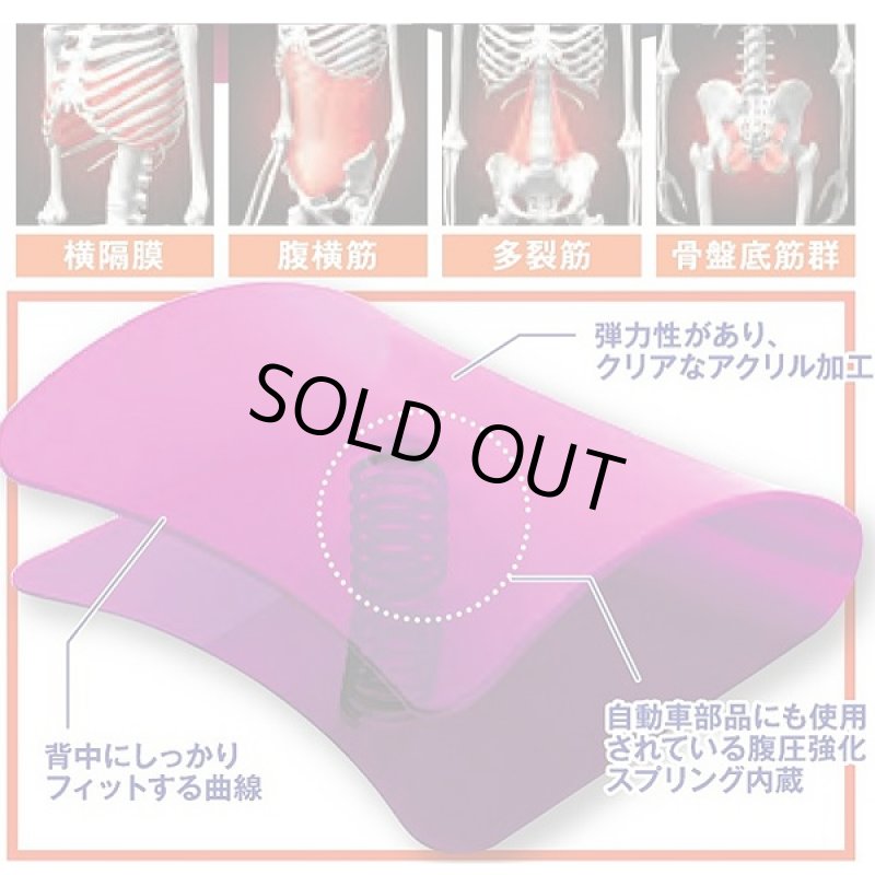 画像2: コアスリマー(インナーマッスルを鍛えるコア腹筋クッション/寝転ぶだけ/腹筋ダイエット) (2)