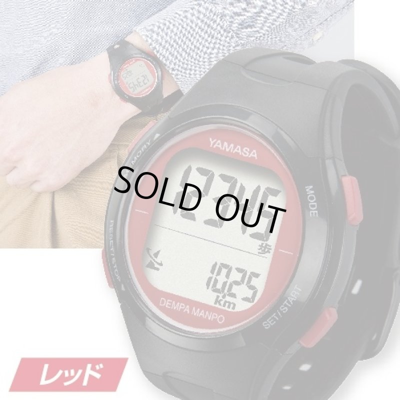 画像2: 万歩計搭載電波ウォッチ（メンズ/レディース/男女兼用/腕時計/時刻合わせ不要/正確/歩行計測） (2)