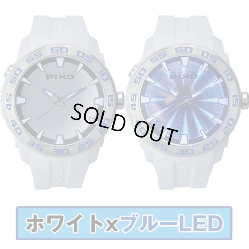 画像4: 送料無料PIXOバーチャル・ディスプレイLEDウォッチ「TIME TUNNEL」(男女兼用,腕時計,LEDディスプレイ,3Dライト効果) (4)
