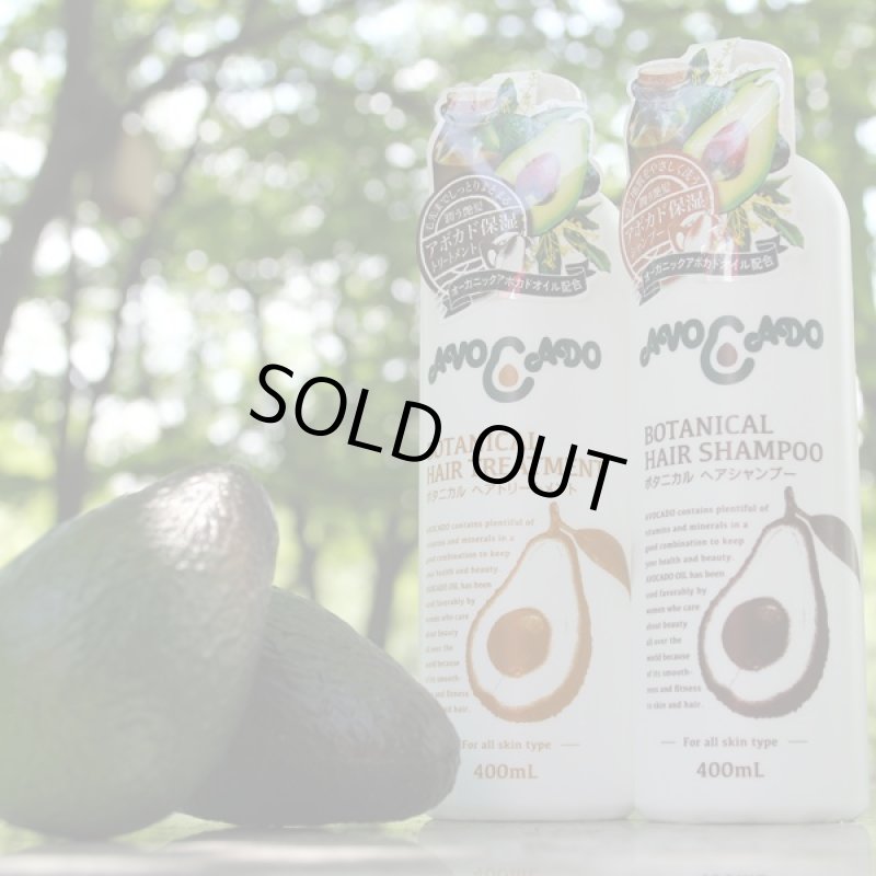 画像2: アボカード「ボタニカルヘアトリートメント400ml」[1ボトル] (ヒアルロン酸,コラーゲン,日本製,天然植物,コエンザイムQ10,保湿) (2)