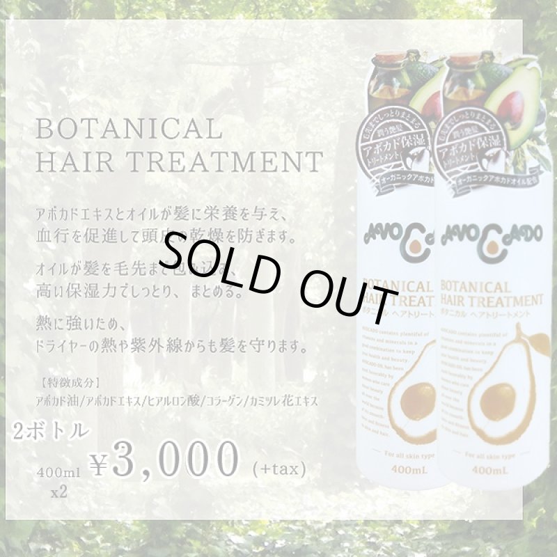 画像4: 送料無料アボカード「ボタニカルヘアトリートメント400ml」[2ボトル] (ヒアルロン酸,コラーゲン,天然植物,コエンザイムQ10,保湿) (4)
