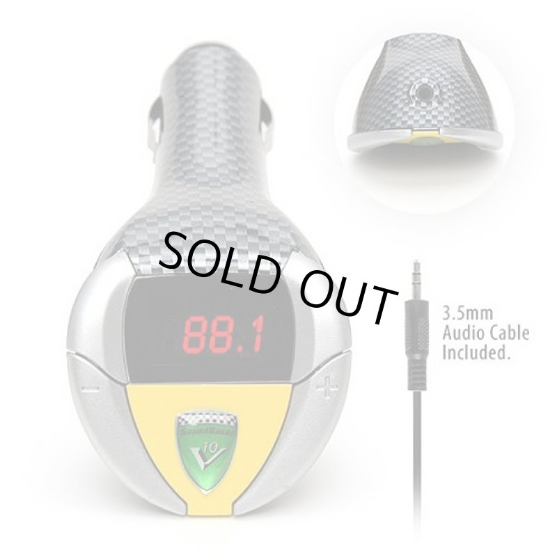 画像2: サウンドレーサー (愛車からVサウンド,車,オーディオ,FMトランス,シガーソケット,アクセル,エンジン回転数,フェラーリ,ランボルギーニ,シェルビー,変身) (2)