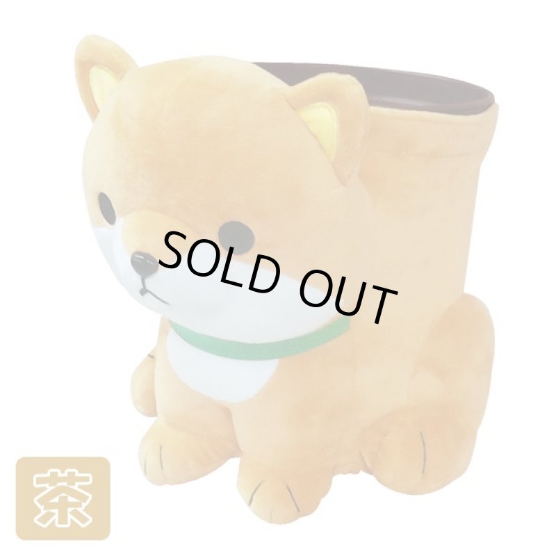 画像3: 豆しばダスト(豆しばワンコ物語,アニマルグッズ,犬グッズ,ダストボックス、ぬいぐるみ風ゴミ箱、アニマル小物入れ) (3)