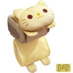 画像4: ねこのロールペーパーホルダー(ねこのしっぽ物語,アニマルグッズ,トイレロールペーパーホルダー、ぬいぐるみ風) (4)