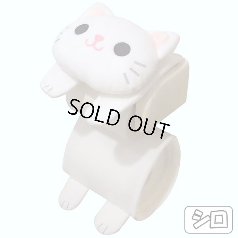 画像5: ねこのロールペーパーホルダー(ねこのしっぽ物語,アニマルグッズ,トイレロールペーパーホルダー、ぬいぐるみ風) (5)