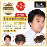 画像1: 送料無料E.G.Oリアルファイバーウィッグ/メンズヘアピース「分け目隠しタイプ」 (部分ウィッグ,薄毛隠し,白髪隠し,父の日ギフト) (1)