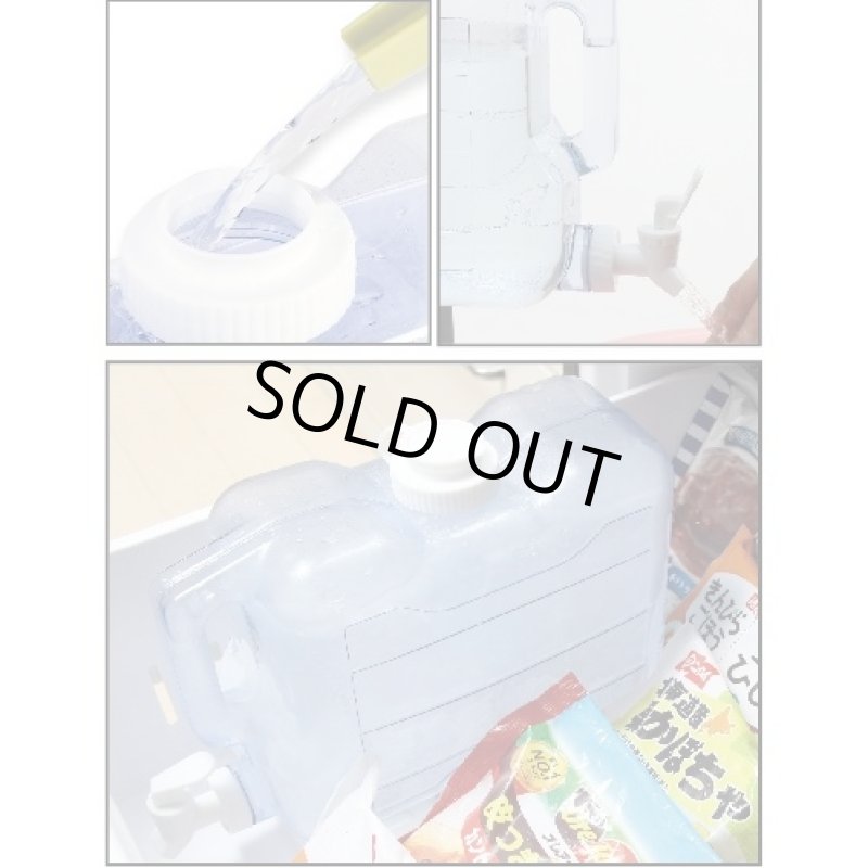 画像3: コック付きスリムウォータータンク 5リットル (3)