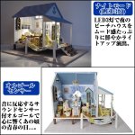 画像4: ミニチュアハンドメイドハウス「海沿いの別荘」(ドールハウス,手作り,組み立て,インテリア,LEDライト,オルゴール,模型) (4)