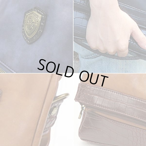 Cresta2WAYロッククロコ型押しクラッチバッグ (SALE,限定品 Cresta2WAYロッククロコ型押しクラッチバッグ (SALE,限定品
