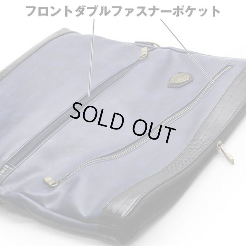 画像3: Cresta2WAYロッククロコ型押しクラッチバッグ (SALE,限定品,メンズ,ビジネス,カジュアル,2WAY,メッセンジャーバッグ) (3)