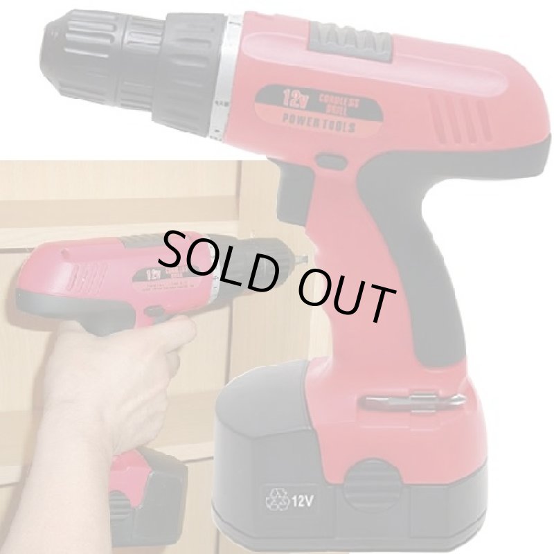 画像2: 92パーツ・コードレス電動ドライバーセット(日曜大工/ ドライバー/ドリル/ネジ/ナット/研磨/工具/DIY/充電式) (2)