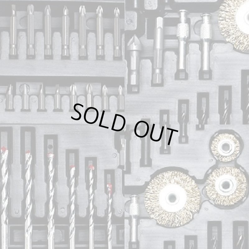 画像3: 92パーツ・コードレス電動ドライバーセット(日曜大工/ ドライバー/ドリル/ネジ/ナット/研磨/工具/DIY/充電式) (3)