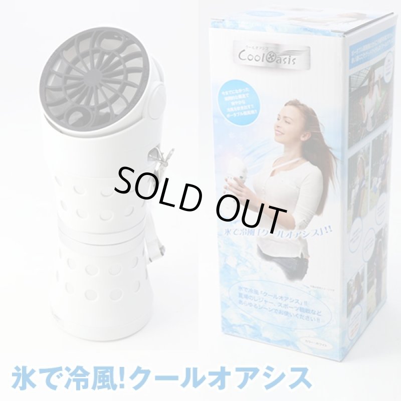 画像6: 氷で冷風!クールオアシス (ポータブル冷風扇,扇風機,熱中症対策,残暑,猛暑,レジャー,CoolOasis,電池式,携帯) (6)