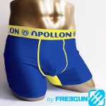 画像2: APOLLON by FREEGUNメンズストレッチボクサーパンツ「1枚」 (男性用,下着,爽快,コンフォート,肌触り,履き心地,コットン,綿) (2)