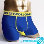 画像2: APOLLON by FREEGUNメンズストレッチボクサーパンツ「3枚」 (男性用,下着,爽快,コンフォート,肌触り,履き心地,コットン,綿) (2)