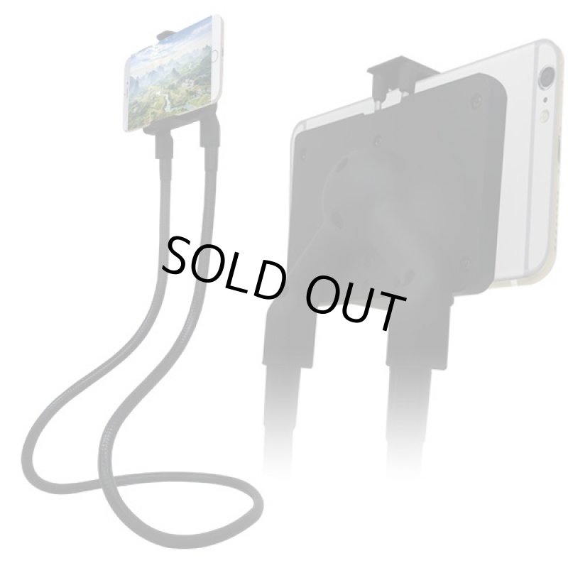 画像4: スマホ フレキシブルループスタンド120 (自由自在に曲がる,モバイル,巻く,掛ける,立てる,可動式,ホルダー,ハンズフリー) (4)