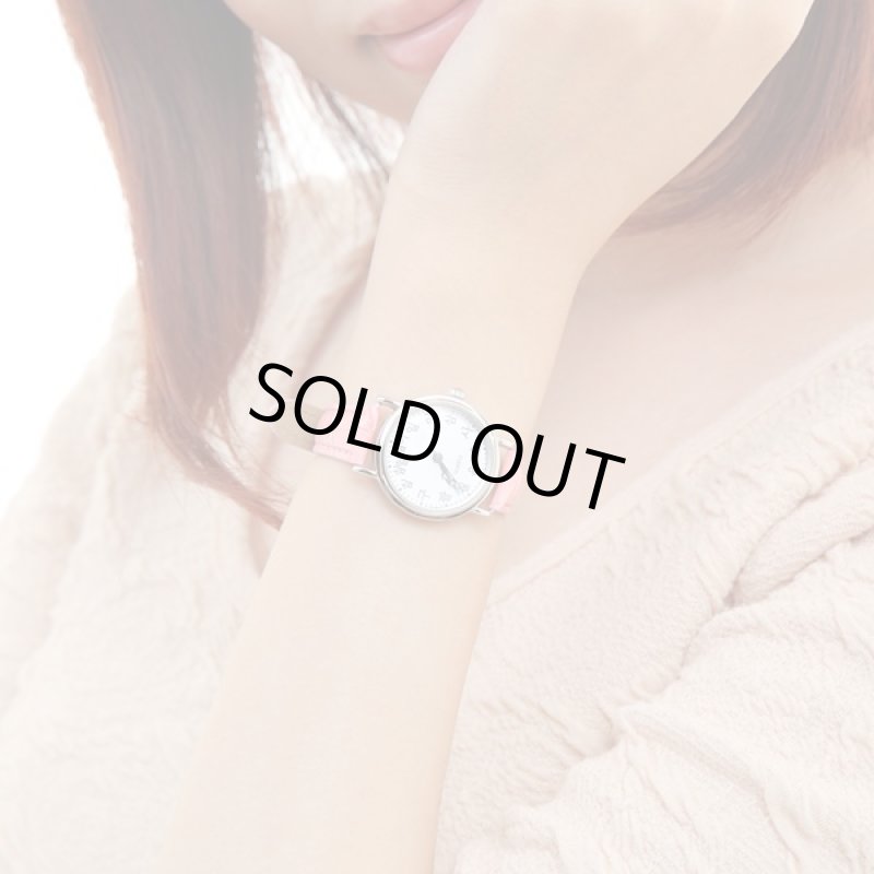 画像5: ハングルインデックスウォッチ「本革ベルトVer.」[レディース/ピンク] (レディース,女性,韓国語,本革,コレクター,クォーツ,アナログ) (5)