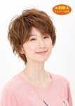 画像1: Lapin d'or レディースウィッグ ラッフルショート(ミルキーブラウン)（ラパンドアール/フルウィッグ/髪/ヘアー/イメージチェンジ） (1)