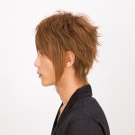 画像2: Lapin d'or Homme メンズウィッグ エッジスパイク(ハニーブラウン)（ラパンドアール/フルウィッグ/髪/ヘアー/イメージチェンジ） (2)