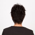 画像3: Lapin d'or Homme メンズウィッグ エッジスパイク(スタンダードブラック)（ラパンドアール/フルウィッグ/髪/ヘアー/イメージチェンジ） (3)