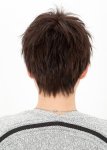 画像3: Lapin d'or Homme メンズウィッグ ストリームショート(ディープブラウン)（ラパンドアール/フルウィッグ/髪/ヘアー） (3)