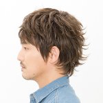 画像2: メンズウィッグ オーシャンショート(ローライトブラウン) (2)
