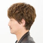 画像2: メンズウィッグ エアリーマッシュ(キャラメルブラウン) (2)