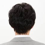画像3: メンズウィッグ エアリーマッシュ(スタンダードブラック) (3)