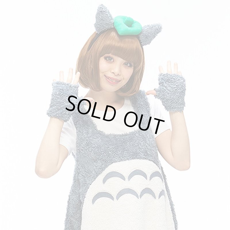 画像2: ハロウィンコスプレ「ふわもこ森の妖精」 (カチューシャ,手袋,ブーツカバー,となりの,衣装,アニメコスチューム,パーティー) (2)