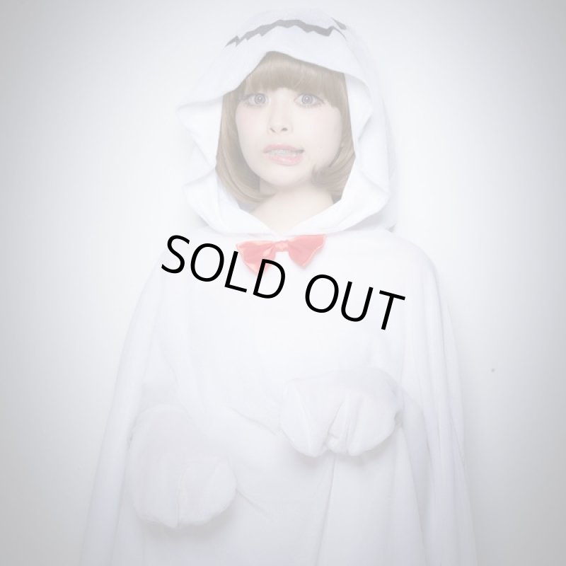 画像2: ハロウィンコスプレ「トリックゴースト」 (コスチューム,おばけ,フード付きポンチョ,パーティー,衣装,おばけ,ホラーセクシー,お化け) (2)